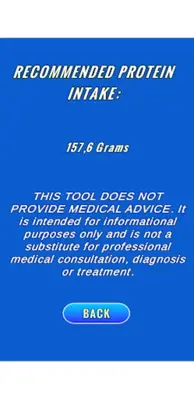 ProteinCalculator android App screenshot 0
